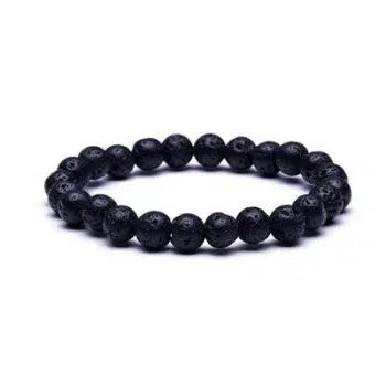 Black Matte Lava armband