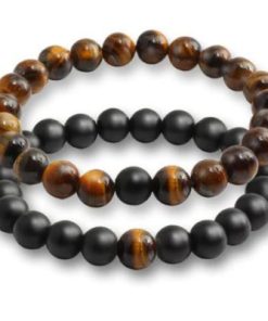 Agate & Red Tigre armbandenset