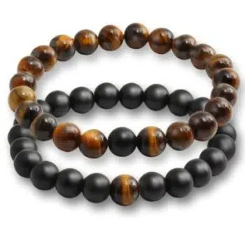 Agate & Red Tigre armbandenset