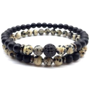 Alegio Black/White armbandenset