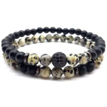 Alegio Black/White armbandenset