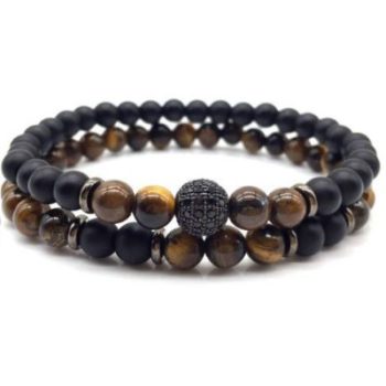 Alegio Black/Tiger armbandenset