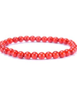 Red Small Beads armband Dames