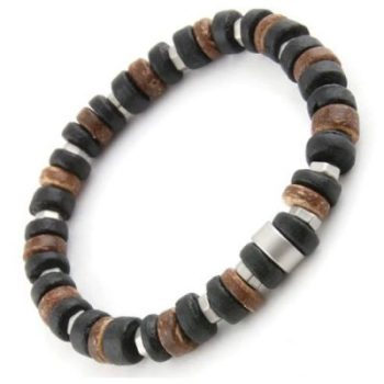 Natuurlijke Kokoskralen Armband - Afbeelding 2
