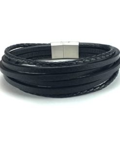 Dario Leather Black Armband