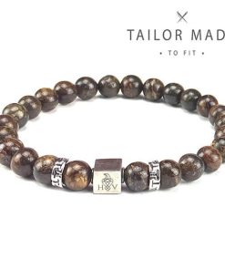 Hugo Valcke Bronzite 8mm Armband