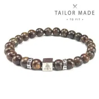 Hugo Valcke Bronzite 8mm Armband