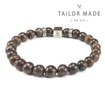 Hugo Valcke Bronzite 8mm Armband - Afbeelding 3