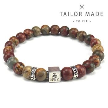 Hugo Valcke Autumn Jasper 8mm Armband