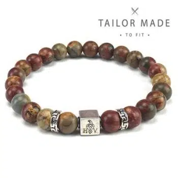Hugo Valcke Autumn Jasper 8mm Armband