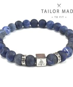 Hugo Valcke Mat Blue Sodalite 8mm Armband