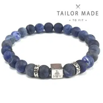 Hugo Valcke Mat Blue Sodalite 8mm Armband