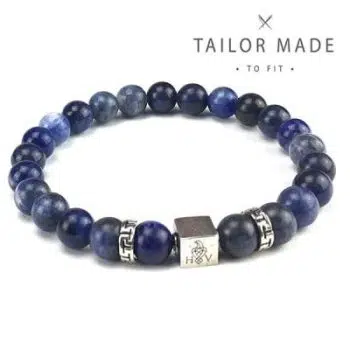 Hugo Valcke Blue Sodalite 8mm Armband