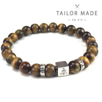 Hugo Valcke Tiger Eye 8mm Armband