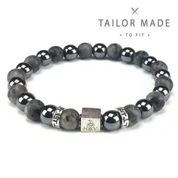 Hugo Valcke Labradorite Hematite 8mm Armband