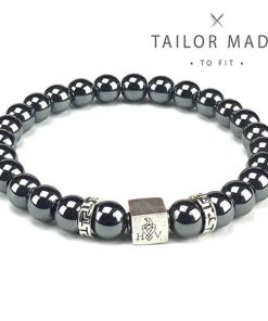 Hugo Valcke Black Hematite 8mm Armband