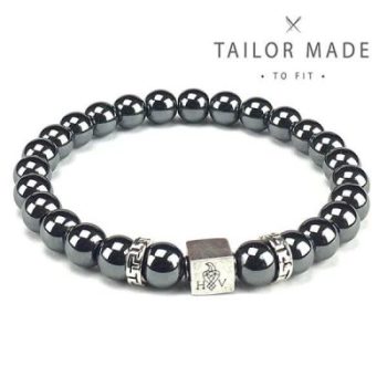 Hugo Valcke Black Hematite 8mm Armband