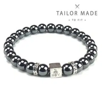 Hugo Valcke Black Hematite 8mm Armband