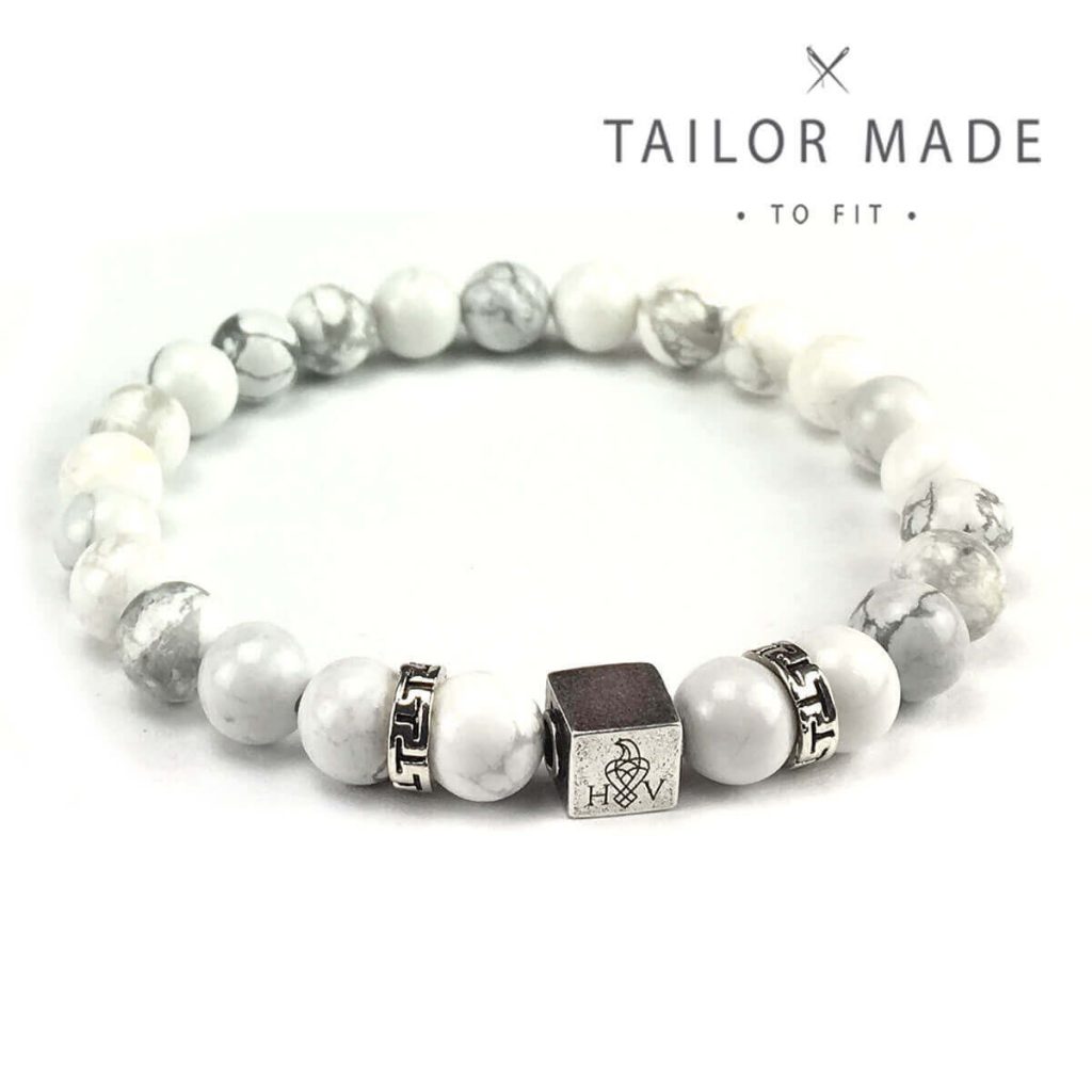 Hugo Valcke Howlite 8mm Armband