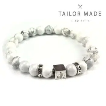 Hugo Valcke Howlite 8mm Armband
