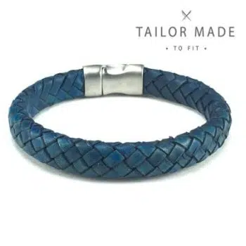 Badboyz Gevlochten Armband Petrol 12mm - Afbeelding 2