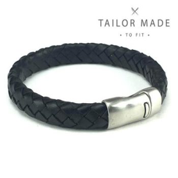 Badboyz Gevlochten Armband Zwart
