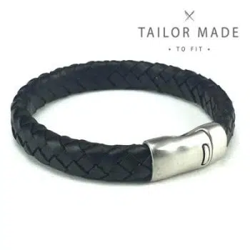 Badboyz Gevlochten Armband Zwart