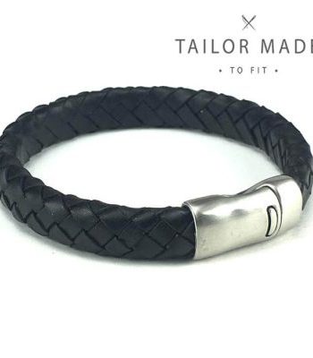Badboyz Gevlochten Armband Zwart