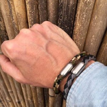 Badboyz Camouflage Paracord armband - Afbeelding 3