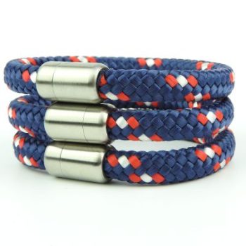 Badboyz Blue Paracord armband - Afbeelding 4