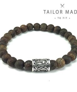 Mbrace Luxury Fossil stones 8mm
