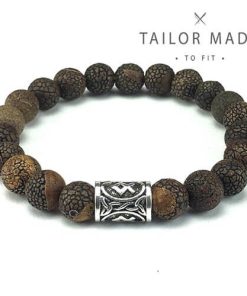 Mbrace Luxury Fossil stones 10mm