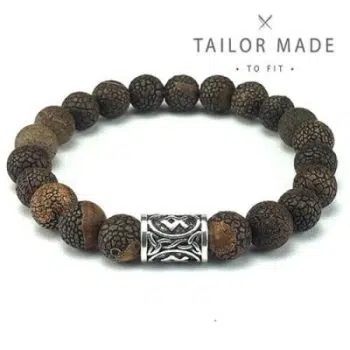 Mbrace Luxury Fossil stones 10mm