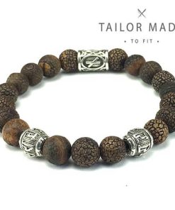 Mbrace Luxury Fossil Silver 10mm