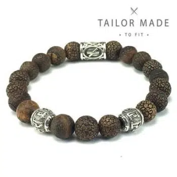 Mbrace Luxury Fossil Silver 10mm