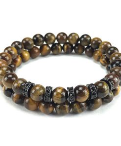 Black Tigereye 8mm armbandenset