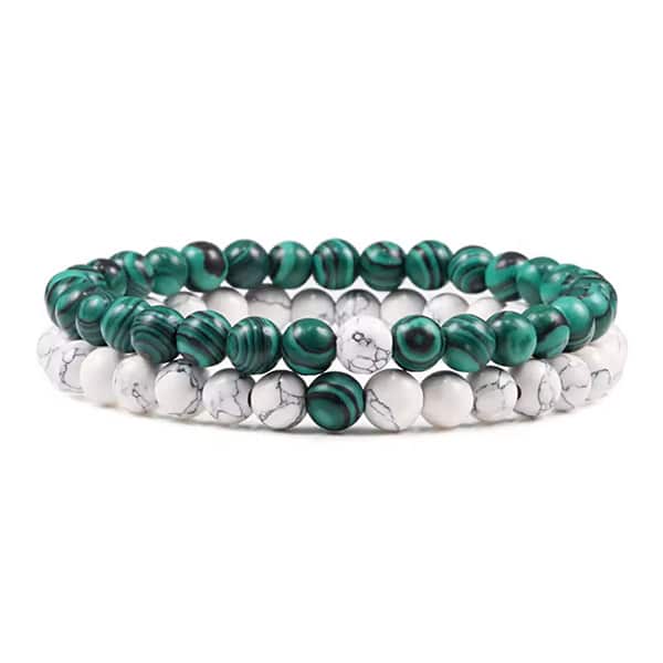 Klax Groen/Wit armbanden set Dames