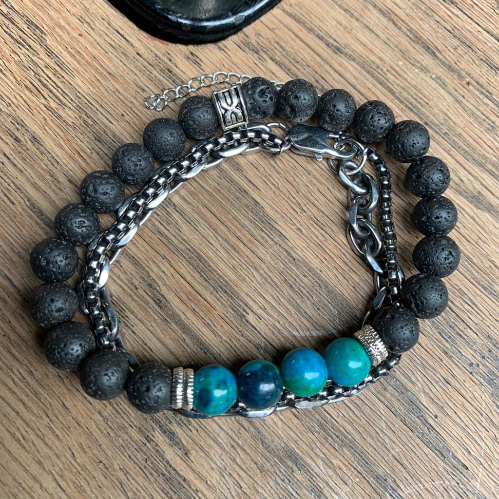 Metal Colored Stone armbandenset - Afbeelding 3