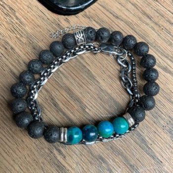 Metal Colored Stone armbandenset - Afbeelding 3