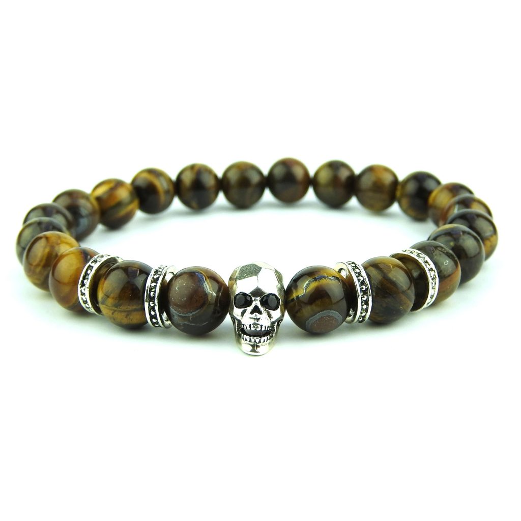 Tiger Zilver Skull Bracelet