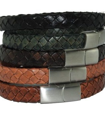 Gevlochten Armband 8mm 5 kleuren