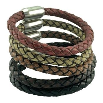 Rond Gevlochten Armband 6mm 5 kleuren