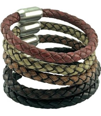 Rond Gevlochten Armband 6mm 5 kleuren