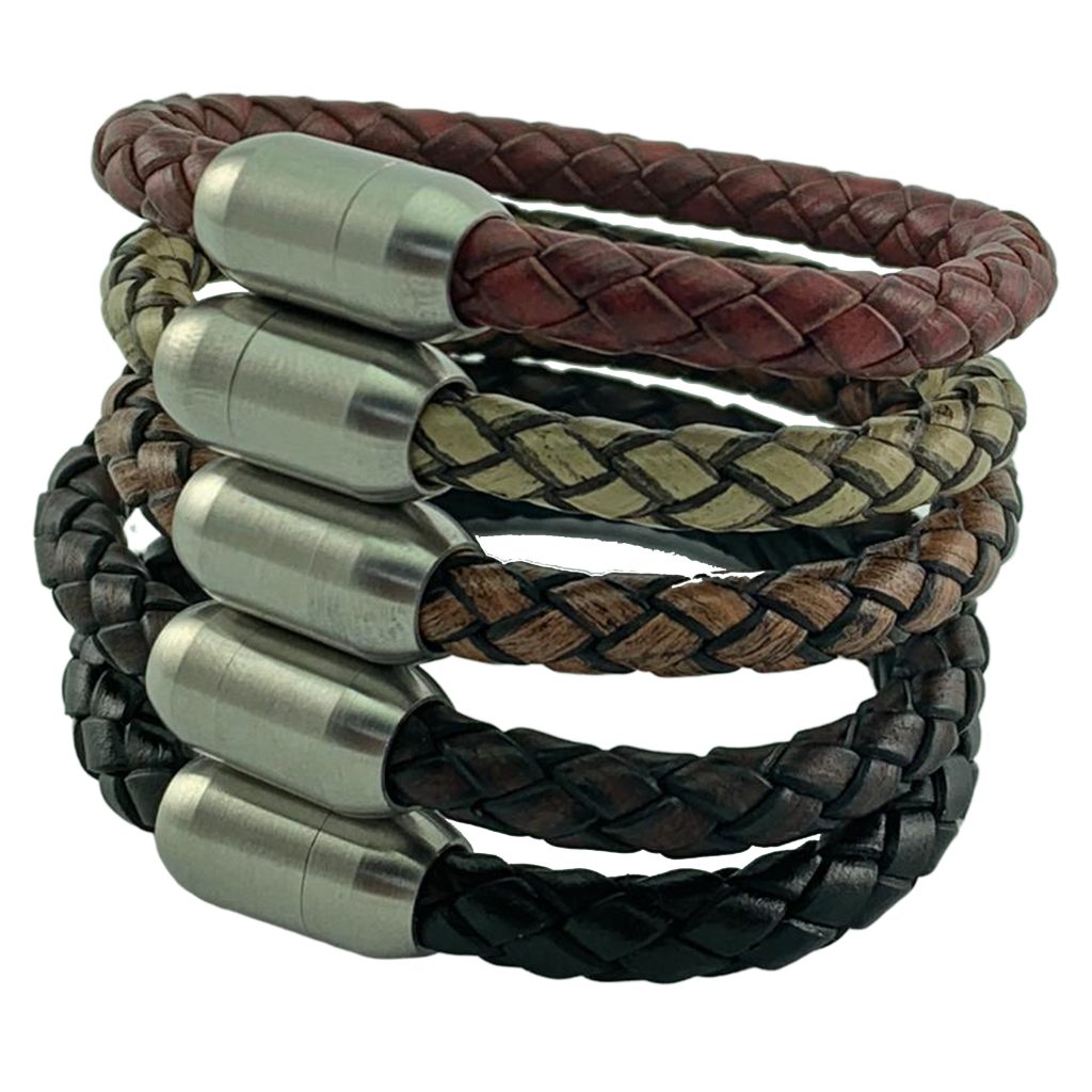 Rond Gevlochten Armband 6mm 5 kleuren - Afbeelding 4