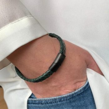 Gevlochten Armband 12mm 5 kleuren - Afbeelding 4