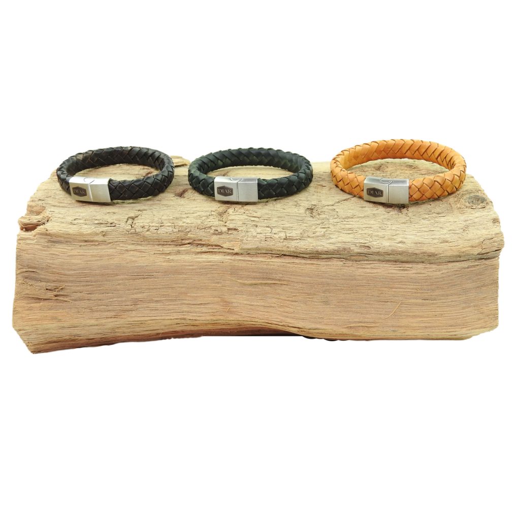 DIAR Armband Vintage Donker Bruin 12mm - Afbeelding 4