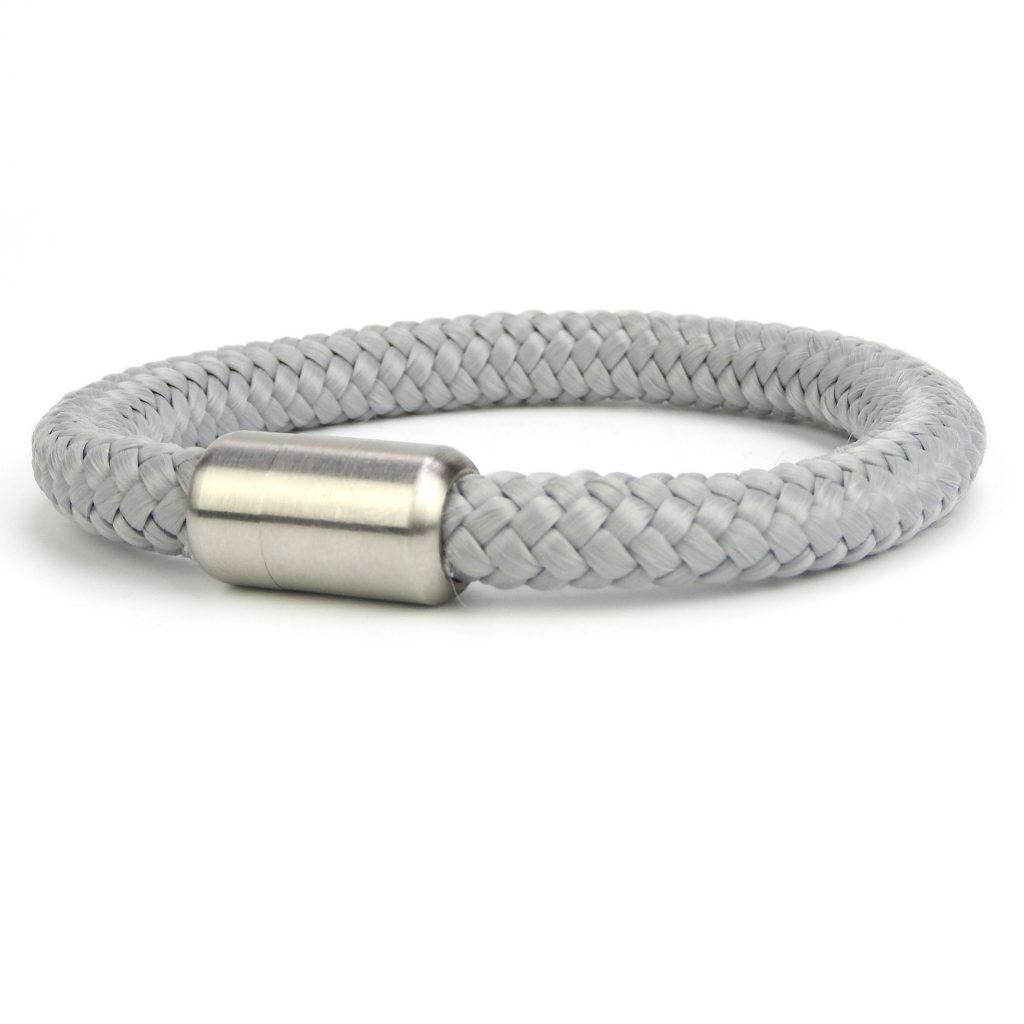 Badboyz Grijs/Zilver Paracord armband