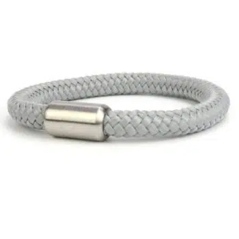 Badboyz Grijs/Zilver Paracord armband