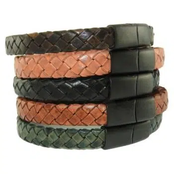 Gevlochten Armband 8mm 5 kleuren - Afbeelding 3