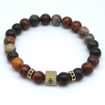 Hugo Valcke Autumn Gold 8mm Armband - Afbeelding 3